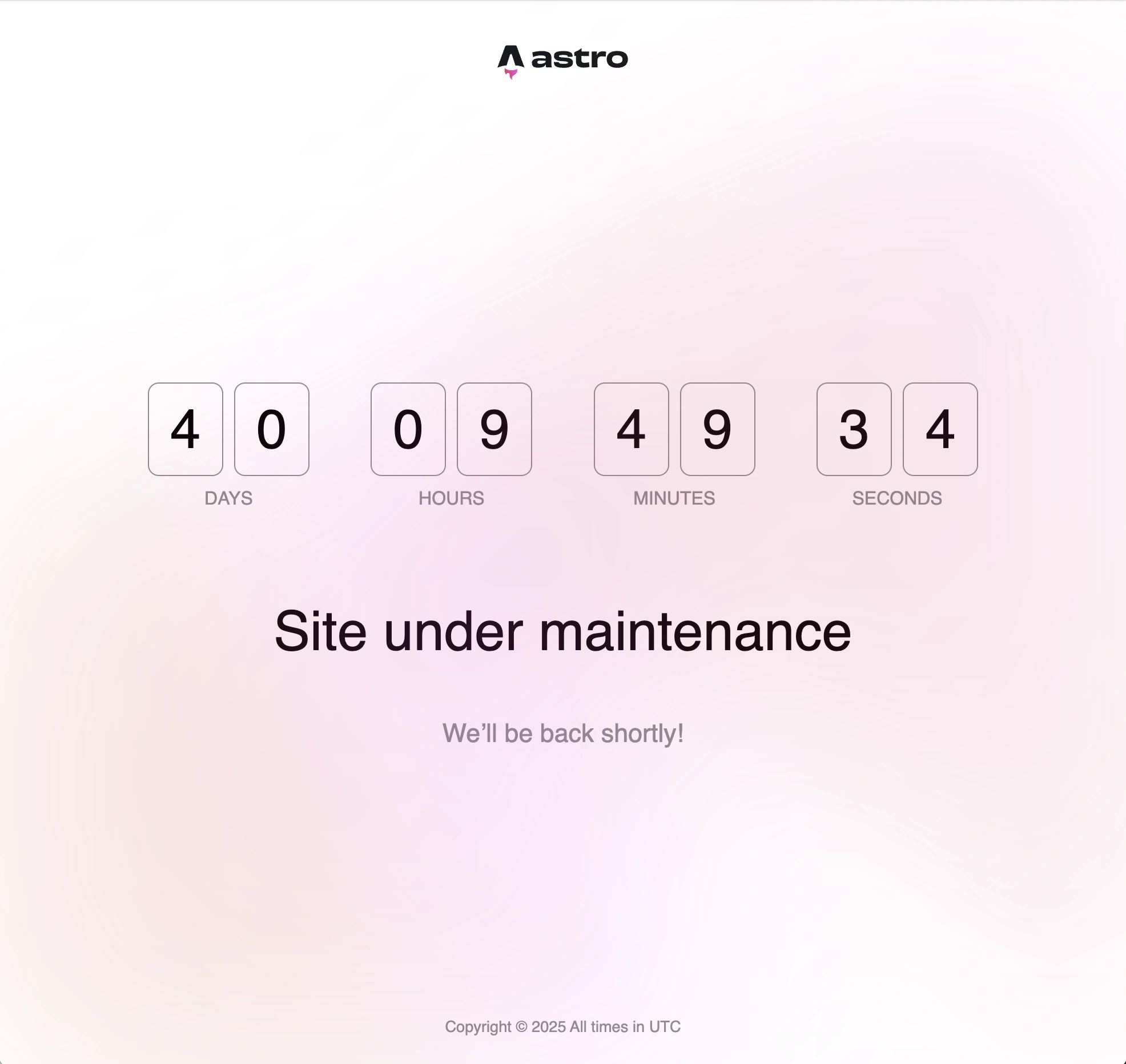 Template Countdown